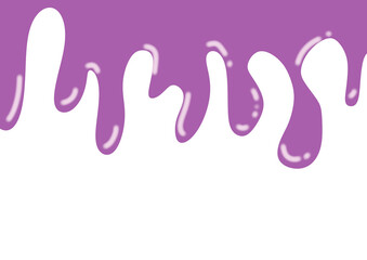 pink paint splashes purple dripping