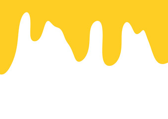 vector illustration of an abstract background yellow dripping