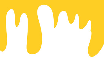 abstract vector background yellow banana melt dripping