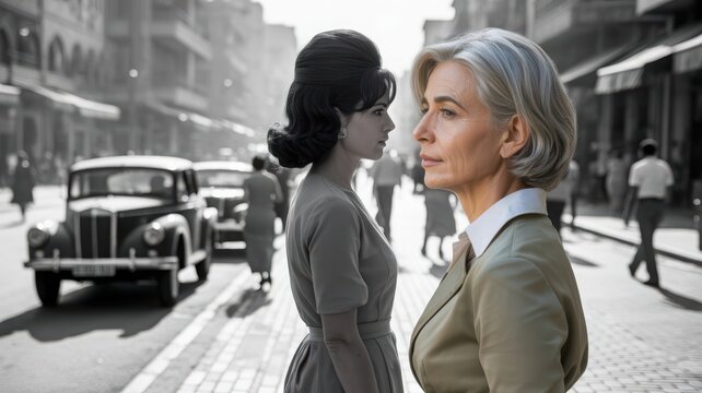 Middle Eastern Echoes: 1960s Woman Sees Her Future