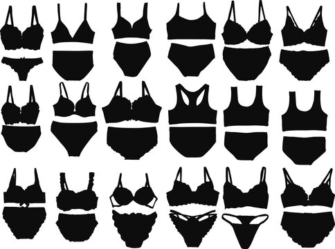 下着のイラストセット