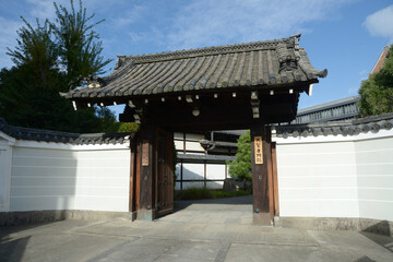 Fototapeta premium 大聖寺 山門 京都市上京区御所八幡町