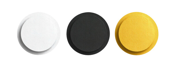 Three colored circles