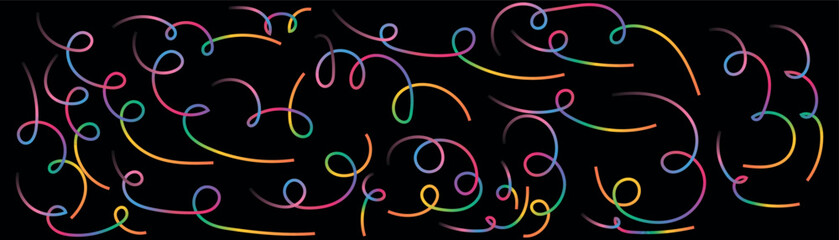 Abstract geometric shapes with bold colors