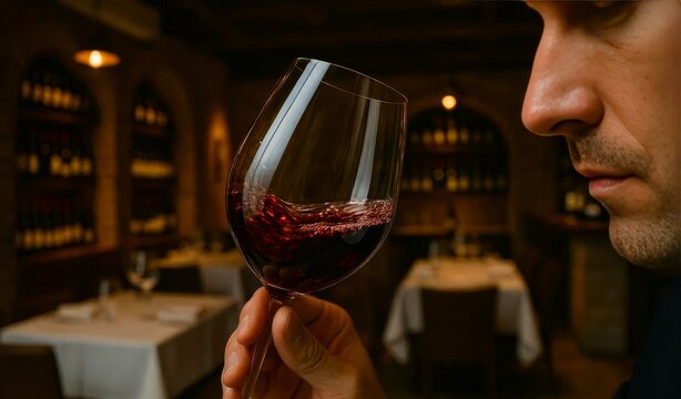 POV: Tasting Wine (Sommelier POV) - Powered by Adobe