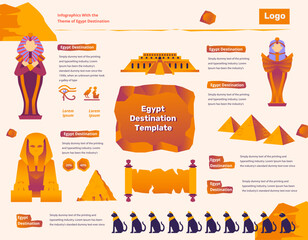 Abstract Data Peaks and Geographic Infographic Template
