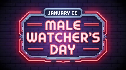 Celebrate Male Watcher&rsquo;s Day on January 8 &mdash; a fun and quirky day appreciating style, charm, and confidence with playful admiration and humor.