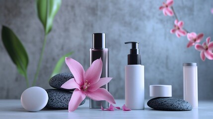 Luxurious Cosmetic Spa Products with Natural Elements