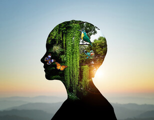 Nature Conservation and Biodiversity in Human Silhouette