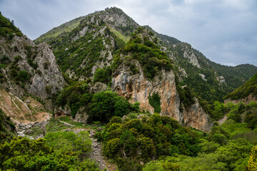 tour through Greece`s beautiful nature