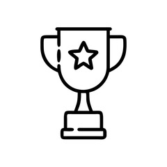 gold cup with a trophy