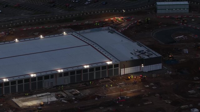 Expansion and new construction of data centers in Cardiff, Wales.