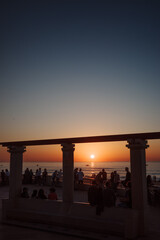 Fototapeta premium Sunset at Hossegor France