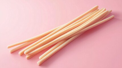 Vanilla Sticks Arranged on Vibrant Background