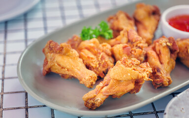 Salt-fried chicken menu, not breaded