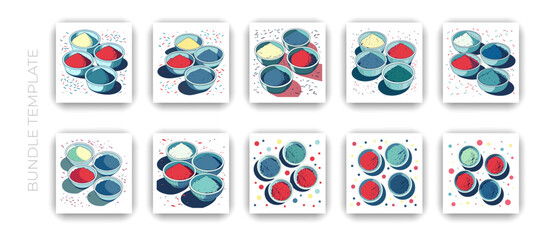 Abstract Geometric Pattern Set