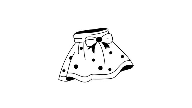 A fashionable skirt perfect for pairing with various tops