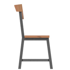 3D rendering illustration of a minimalist wooden hallway bench