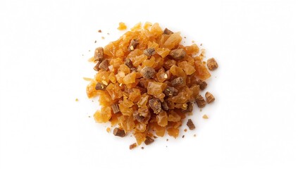 Frankincense resin displayed on a white surface, aromatic properties and uses