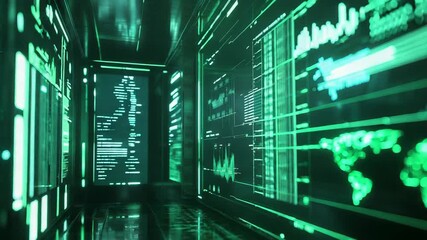 Digital data world map analytics displaying global information - Powered by Adobe