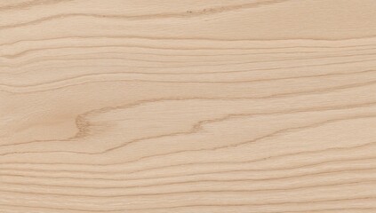 Smooth texture of ash wood veneer with subtle beige and tan shades, ideal for minimalist design