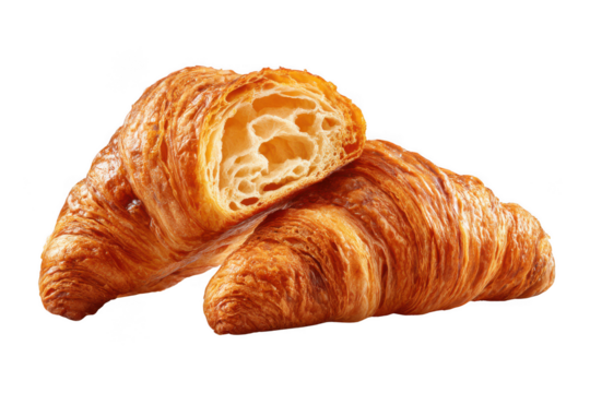 Two croissants