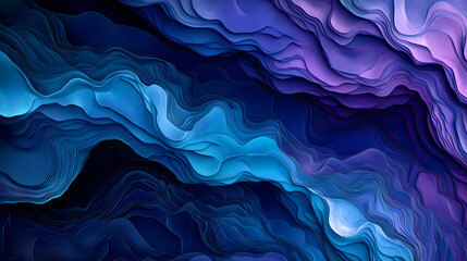 Obraz premium Abstract Layered Wave Design