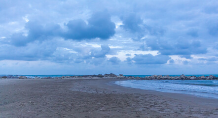 Evening Beach in Cyprus