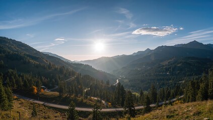 Breathtaking Scenery Aktoprak Pass Amidst