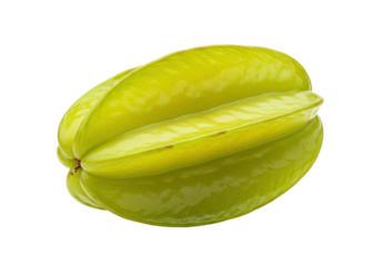 Isolated juicy star fruit, exotic tropical food, fresh vegan diet, vitamin C and antioxidants