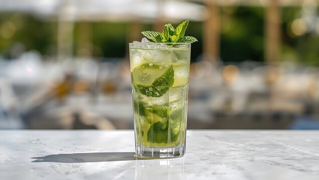 Traditional mojito cocktail, a refreshing beverage choice, World Cocktail Day
