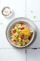 Rice bowl with chicken