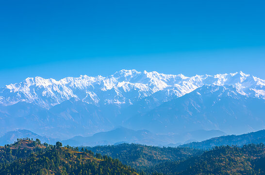Majestic Himalayan Mountain Range