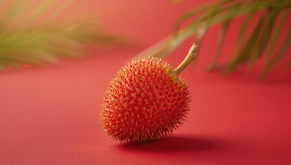 Rambutan tropical fruit, fiber-dense choice