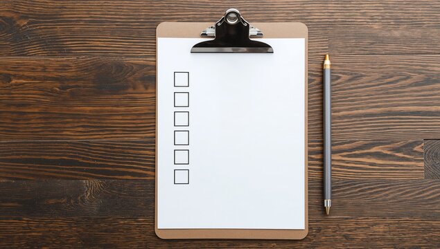 Checklist for organizing tasks efficiently, enhancing business productivity