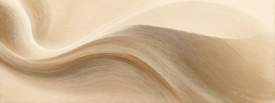 Warm beige sand toned background with flowing abstract relief lines, minimalist natural texture, calm and sophisticated tone