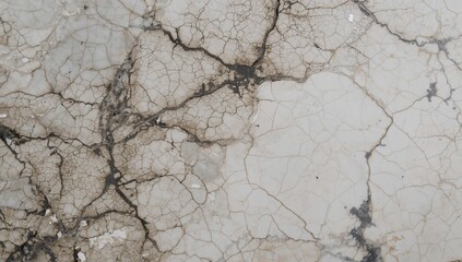 White Cracked Marble stone texture for use in design layouts, editorial header background