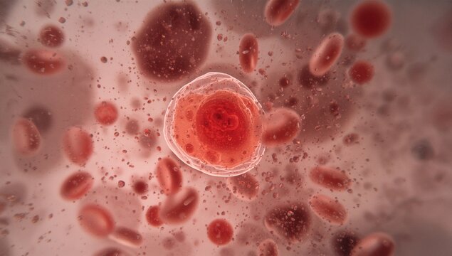 Flame-shaped plasma cells associated with multiple myeloma, focusing on disease awareness