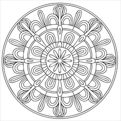 mandala round ornament