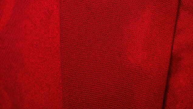Close-up of red sports fabric texture, suitable for athletic apparel design