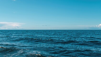 Fototapeta premium Scenic view of the Gulf of Finland during summer, highlighting natural beauty and tranquility, Earth Day