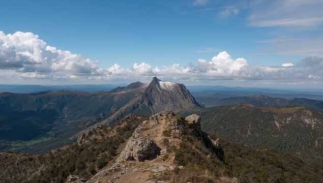 Top of a peak in the peninsula - Powered by Adobe