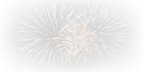 Festive Fireworks PNG Transparent Celebration Background