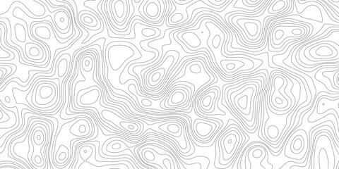 Black and white lines seamless Topographic map patterns, topography line map. Vintage outdoors style. Topographic gradient line map. Abstract circle lines background