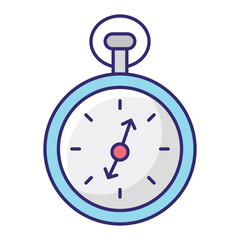 Stop watch Vector Icon which can easily modify or edit