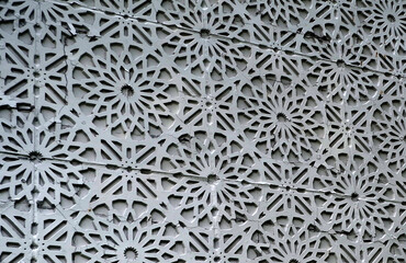 Islamic Geometric Wall Design – Architectural Detail Close-Up