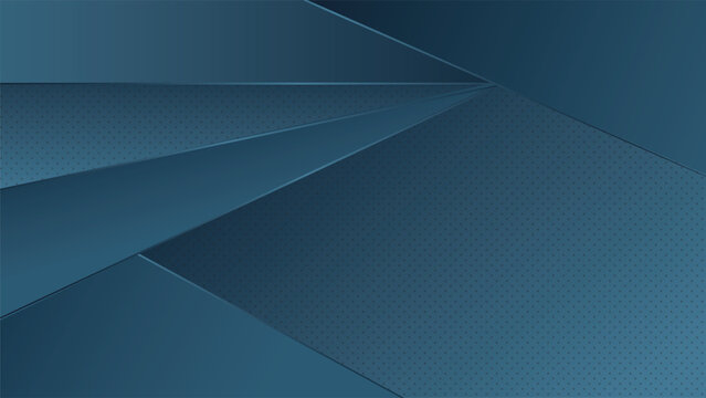 Modern abstract background with layered dark blue geometric shapes and subtle dotted texture, perfect for business, technology, presentation, and elegant design projects.