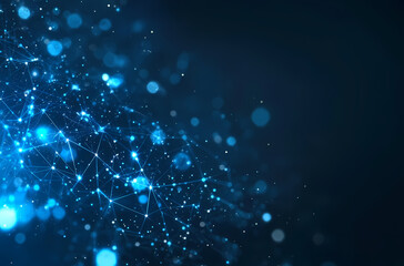 Naklejka premium Abstract Network Connection Design