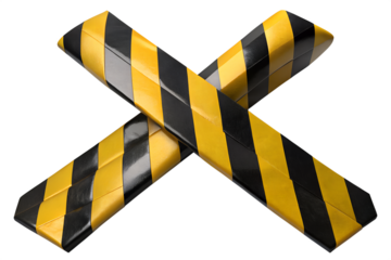 black and yellow lines