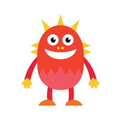 Cute Monster Vector Cartoon Monster Mascot Illustration Design